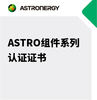 ASTRO 單玻組件  IEC61215 & IEC61730